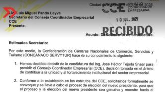 Concanaco Servytur busca democracia para elegir presidente en el CCE
