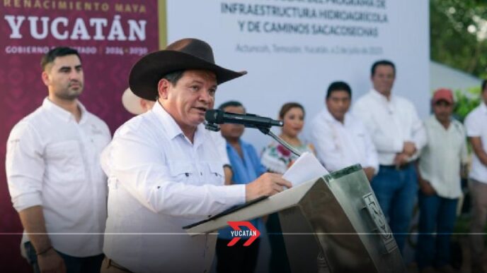 Inversión histórica en Temozón: Riego solar y caminos rurales impulsan el campo yucateco